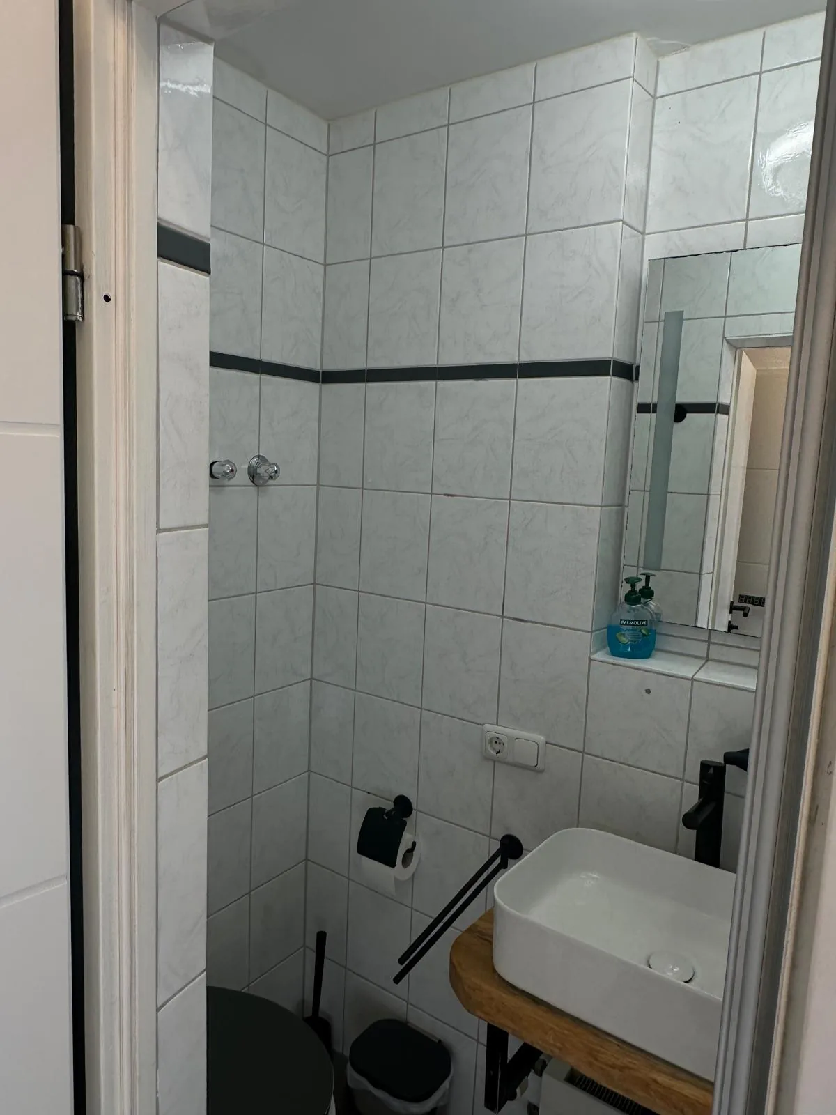 Badezimmer der Ferienwohnung Königstandblick mit Waschbecken